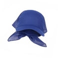 thumbnail image 4 of Pañuelo tipo bandana para mujer, gorro multifuncional, turbante para la cabeza, ideal para el verano y el trabajo. Azul, 4 of 9
