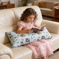 thumbnail image 2 of zhangmingg Housse de Coussin Décorative Réversible en Flanelle pour Canapé Lit Salon Jeté Douillet pour la Maison, 2 of 5