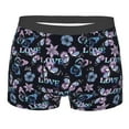 thumbnail image 4 of Goofa Love Butterflies Printed Men's Boxer Briefs Underwear, Moisture-Wicking Underwear, Trunk,Soft and Breathable Cotton Underwear-, 4 of 9