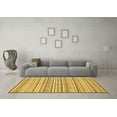 thumbnail image 3 of Ahgly Company Indoor Round Abstract Brown Modern Area Rugs, 7' Round, 3 of 4