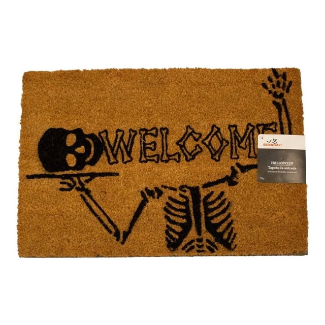 Tapete de Entrada Way To Celebrate! 50 x 70 cm Diseño de Fantasmas Halloween Beige