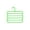 01#Green, variant on 5-Tier Non-Slip Plastic Clothes Hanger 11.02×10.83in Space Saving Closet Organizer for Jeans Skirts Scarves Trousers, 1 Pack