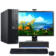 Restored Dell 5050 Windows 10 Desktop Computer, Intel 3.9GHz CPU, 16GB RAM, 512GB SSD, Webcam, Wi-Fi, Sound Bar with 22" LCD and Wireless Keyboard and Mouse (Refurbished)