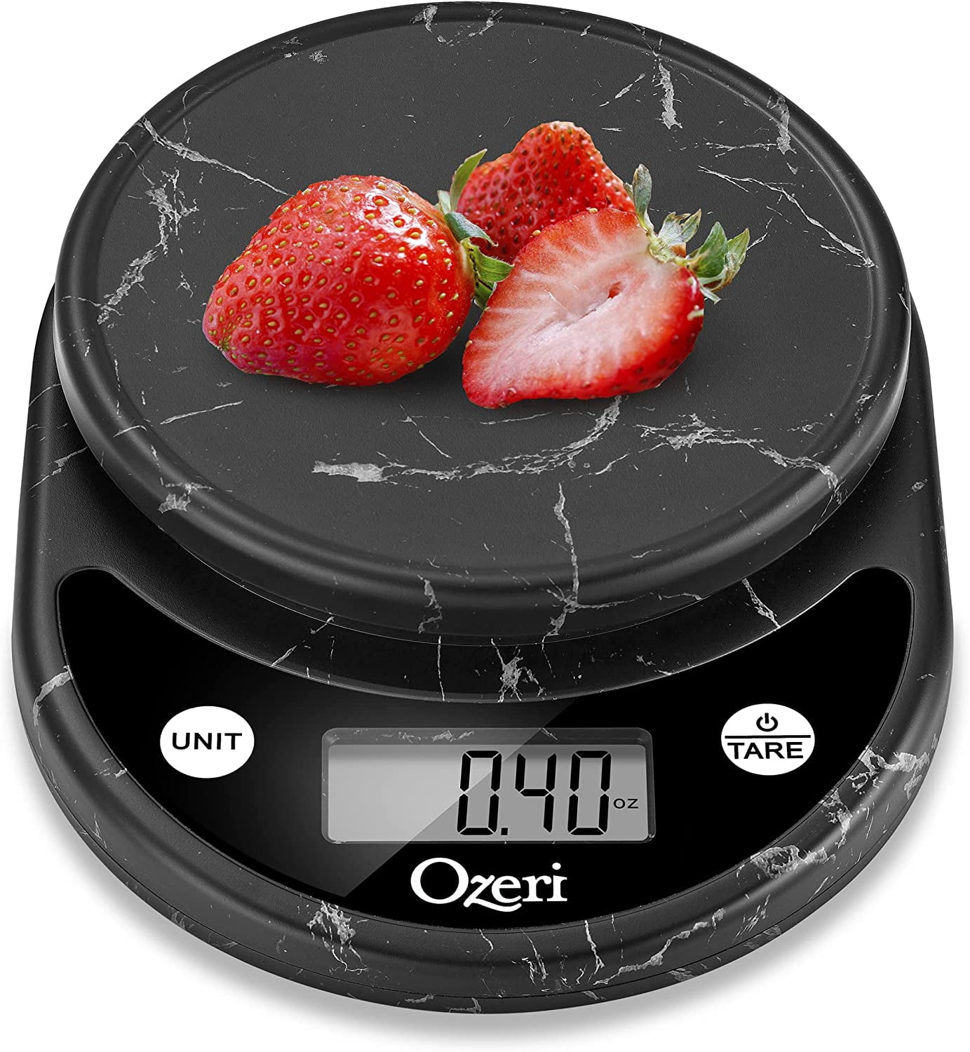Ozeri ZK12-R Pro Digital Kitchen Food Scale, 1g/12 lb, Red Engine