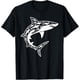 thumbnail image 1 of Disfraz de tiburón fresco para hombres y mujeres, camiseta de gran amante del tiburón blanco, 1 of 2