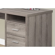 Monarch Specialties Computer Desk, Home Office, Corner, 80L, L Shape, Work, Laptop, Brown Laminate