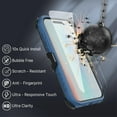 thumbnail image 7 of Magnetic Charging-Compatible Rugged Case with Holster & Tempered Glass Screen Protector compatiable with iPhone 17 Pro Phone, 7 of 7