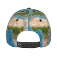 thumbnail image 3 of Lsque Earth View World Map Baseball Cap Trucker Low Profile Hat Golf Dad Hat Adjustable Original Classic Unconstructed Plain Cap Men Women, 3 of 9