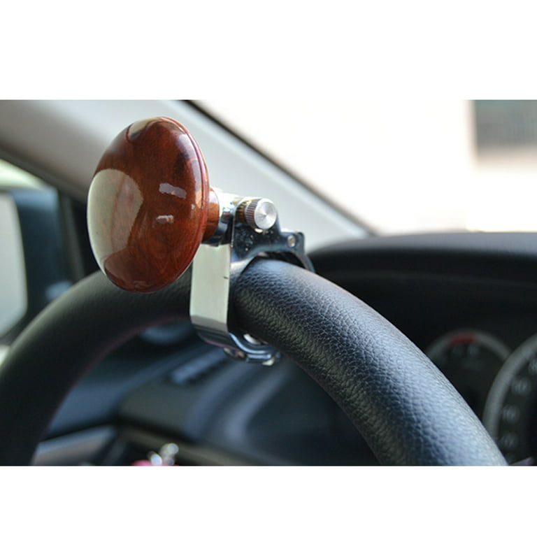 Universal Wood Grain Steering Wheel Spinner Knob Fit for All Cars