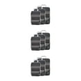 thumbnail image 1 of relayinert 1/2/3/5 3pack/lot Waterproof And Durable Storage Cubes - Enjoy On Trips No Loose Thread Black 3PCS, 1 of 6