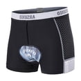 thumbnail image 3 of Ropa interior para andar en bicicleta para hombre, de malla de ángulo plano, transpirable, de secado rápido, con cojín de silicona espesado, 3 of 5