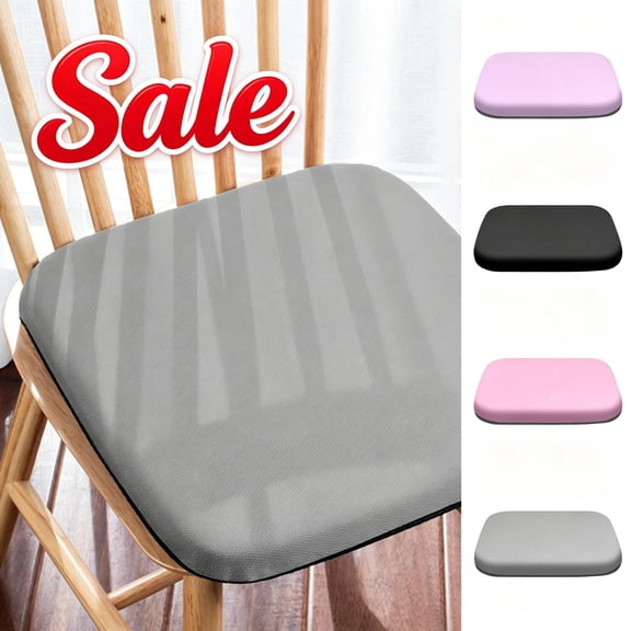 Chair Cushions for Dining Chairs, Non-Slip Kitchen Seat Cushions 14" x 14", Outdoor Indoor Seat Pads, Pink