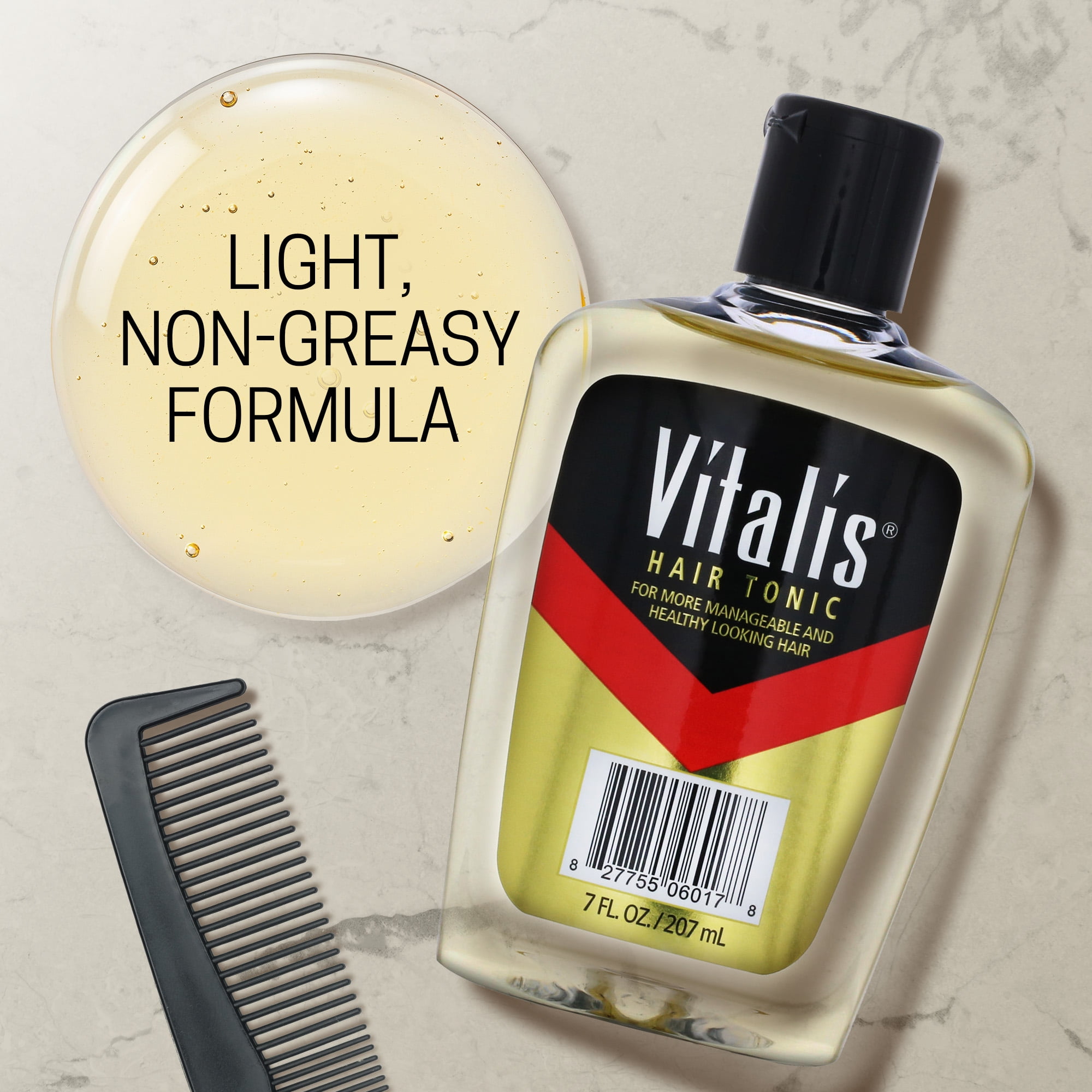 Vitalis Hair Tonic, for All Hair Types, 7 oz