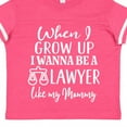thumbnail image 4 of Inktastic Future Lawyer Like Mommy Boys or Girls Toddler T-Shirt, 4 of 5