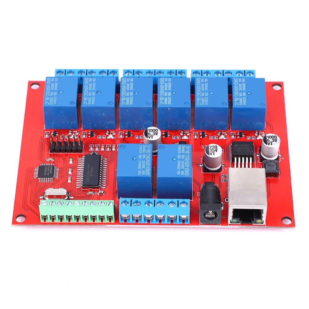 Relay Module, Relay Board STC Microcontroller TCP UDP Module