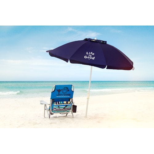 life is good beach umbrella