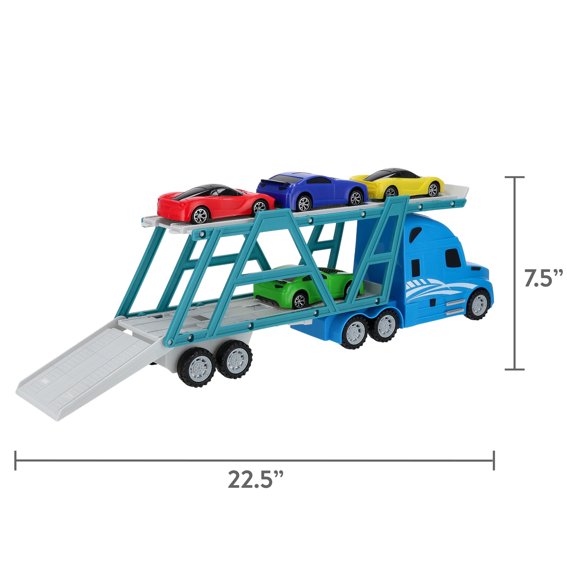 Adventure Force Mega Transporter Vehicle Play Set, 12 Pieces