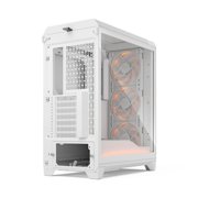 Fractal Design Meshify 3 Ambience Pro RGB ATX mATX Mid Tower PC Case - White Chassis with Clear TG Side Panel