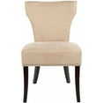thumbnail image 3 of SAFAVIEH Jappic 22" H Side Chairs with Silver Nailheads, Wheat/Espresso, Set of 2, 3 of 5