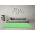thumbnail image 3 of Ahgly Company Indoor Square Abstract Emerald Green Contemporary Area Rugs, 7' Square, 3 of 4