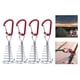 thumbnail image 5 of Gancho De Resorte De Clavo De Acero Inoxidable, Peso 19 G Carpa Para Acampar Al Aire Libre Hebilla De Cuerda De Viento Peso Ligero Acero Inoxidable Plateado Para Caminatas Para ANGGREK Stainless Steel Nail Fittings, 5 of 8