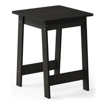 Maklaine Contemporary Engineered Wood Beginning End Table in Espresso