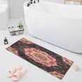 thumbnail image 3 of WOBOGO Pink Mandala Flowers Carpet 39x20in Kitchen Bathroom Livingroom Plush Absorbent Non-Slip Floor Mat, 3 of 8