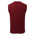 thumbnail image 5 of JIKNTTR Men's Sweater Vest Fashion V Neck Sleeveless Knitwear Knitted Vest Sweaters Jacket Pullover Knitwear Vest, 5 of 5