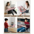 thumbnail image 3 of Desk for Bed with Cooling Fan, Height & Angle Adjustable Laptop Stand for Bed, Lap Desk Tray Table, Lightweight Foldable Portable Computer Table, 3 of 7