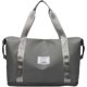 thumbnail image 1 of Travel Duffel Bag for Women Expandable Sports Tote Gym Bag Large Lightweight Shoulder Weekenders Waterproof Bag (Gray), 1 of 4