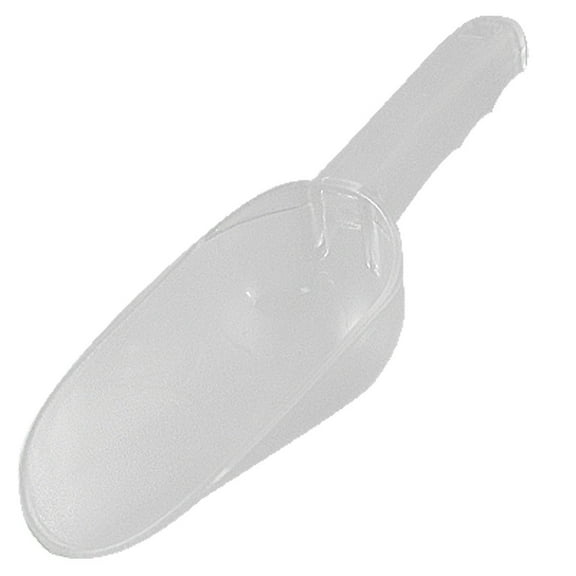 Unique Bargains Milk Tea Shop PC Dry Bin Shovel Clear White Ice Scoop