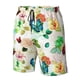 thumbnail image 4 of Balery Floral Vintage Traje de Baño Estilo Hawaiano para Hombre, Shorts de Secado Rápido con Bolsillos-Small, 4 of 6