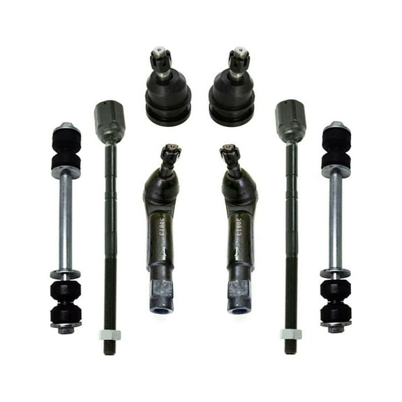 8 Pc Front Suspension Inner Outer Tie Rod Ends Lower Ball Joints Sway Bar Links Kit Fits select: 1982-1993 FORD MUSTANG, 1984-1986 FORD LTD