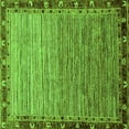 thumbnail image 1 of Ahgly Company Indoor Square Abstract Green Modern Area Rugs, 7' Square, 1 of 4
