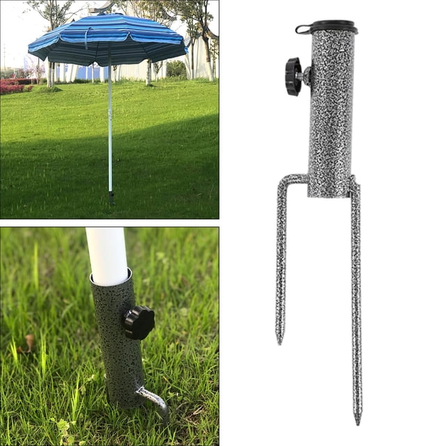 Fishing Parasol Umbrella Base Stand Adjustable Patio Umbrella Ground Heavy Duty Pipe Diameter 3.6cm
