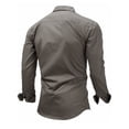 thumbnail image 4 of Fredd Marshall Men's Cotton Long Sleeve Military Utility Shirt, 4 of 4