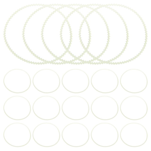KAKOWELY Sewing machine belt 20pcs Rubber Sewing Machine Motor Belts Sewing Machine Belt Sewing Machine Replacement Part Replaceable Belt For Home Shop4.06"X4.06"X0.2"