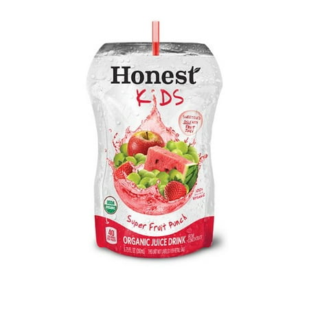 Honest Kids Organic Juice Drink, 6.75 Fl. Oz., 8 (Best Way To Drink Prune Juice)
