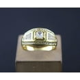 thumbnail image 4 of K-KED Wholesale Delicate Jewelry Lots 32pcs Clear Cubic Zirconia Gifts Men's Gold P Rings, 4 of 7