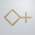thumbnail image 5 of Ekena Millwork 39 "W x 23 3/8"H x 1/4"T Large Cameron Decorative Fretwork Wood Wall Panels, Red Oak, 5 of 13