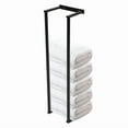 thumbnail image 4 of Wall Mounted Bath Towel Holder Bathroom Storage Towels Organizer Stainless Steel, 4 of 6