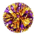 thumbnail image 2 of 2Pcs Metallic Cheerleading Pom Poms Cheerleader Cheering Squad Pompoms for School Sports Games Team Spirit Cheer, 2 of 6