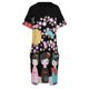 thumbnail image 4 of Kokeshi Vestido de manga larga con bolsillo suelto negro muñecas japsas vestidos elegantes, 4 of 6