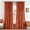 Burnt Orange, variant on Velvet Curtains 96 inches 2 Panels - Luxury Burnt Orange Blackout Curtains for Bedroom Living Room Thermal Insulated Super Soft Window Drapes Rod Pocket & Back Tab, Terracotta Rust Fall Decor