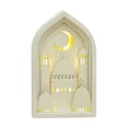 thumbnail image 2 of Ramadan Decorations Lighted Wood Castle Ornament LED Art Hanging Decoration for Muslims Islamic Festival Eid Mubarak Tabletop Centerpiece, 2 of 7