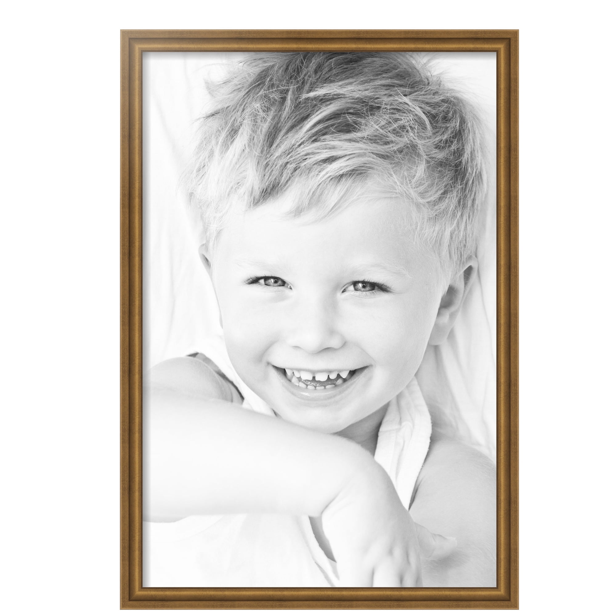 ArtToFrames 20" x 30" Muted Gold Glow Picture Frame, 20x30 inch Gold MDF Poster Frame (WOM-4680),  Pack