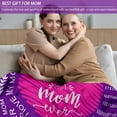 thumbnail image 7 of AUQ Gifts for Mom Birthday Gifts for Mom Valentines Day Gifts for Mom Gifts for Mom from Daughter Son Fleece Blanket 50x60inches, 7 of 7