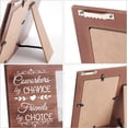 thumbnail image 4 of Coworkers by Chance Friends by Choice Picture Frame 4x6Inch Goodbye Farewell Photo Frame Hanging/Tabletop Wooden Going Away Leaving Gift Frame for Coworker Work Bestie Team Member, 4 of 5