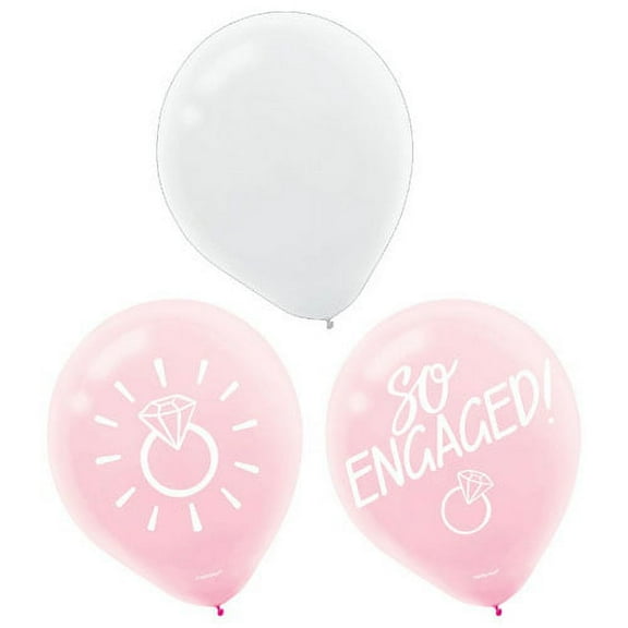 Wedding and Bridal 'Blush' Latex Balloons (15ct)