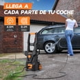 thumbnail image 3 of NEXPOW Hidrolavadora 2000W, 4000 PSI Máx., 2.6 GPM, con Manguera de 9 Metros, 4 Boquillas de Presión Diferentes, Hidrolavadora Eléctrica Cañón de Espuma, Ideal para Autos y Patios, 3 of 10